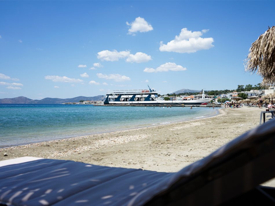 View from the beach